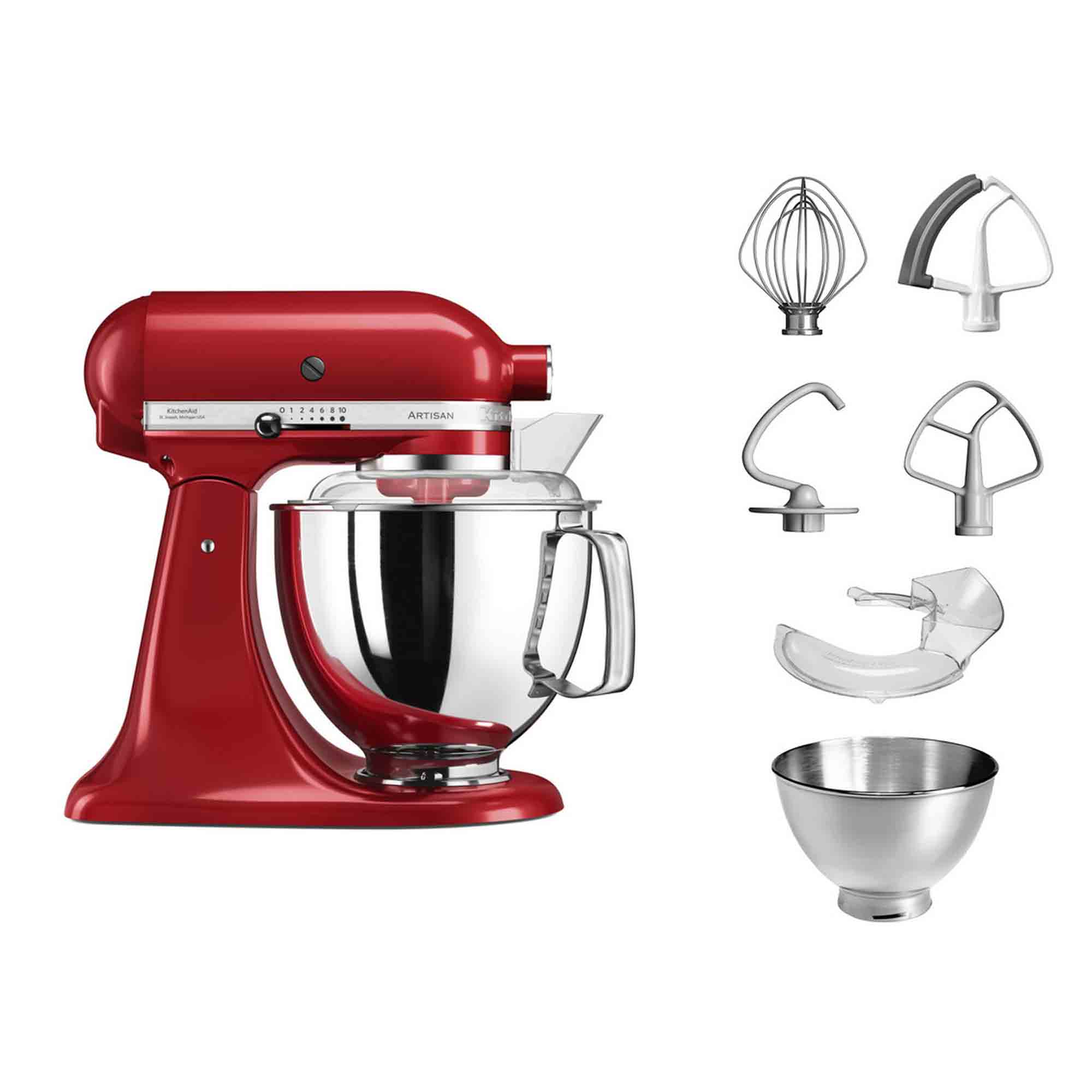 KitchenAid Artisan Mixer 5KSM175PSBER Empire Red Stand Mixer