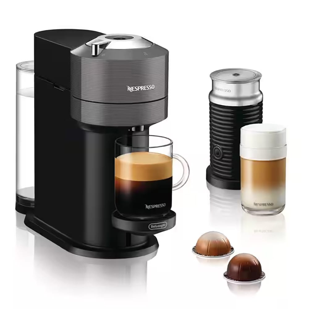 Delonghi Nespresso VertuoNext & Milk Coffee Machine in Grey - ENV120GYAE image 0