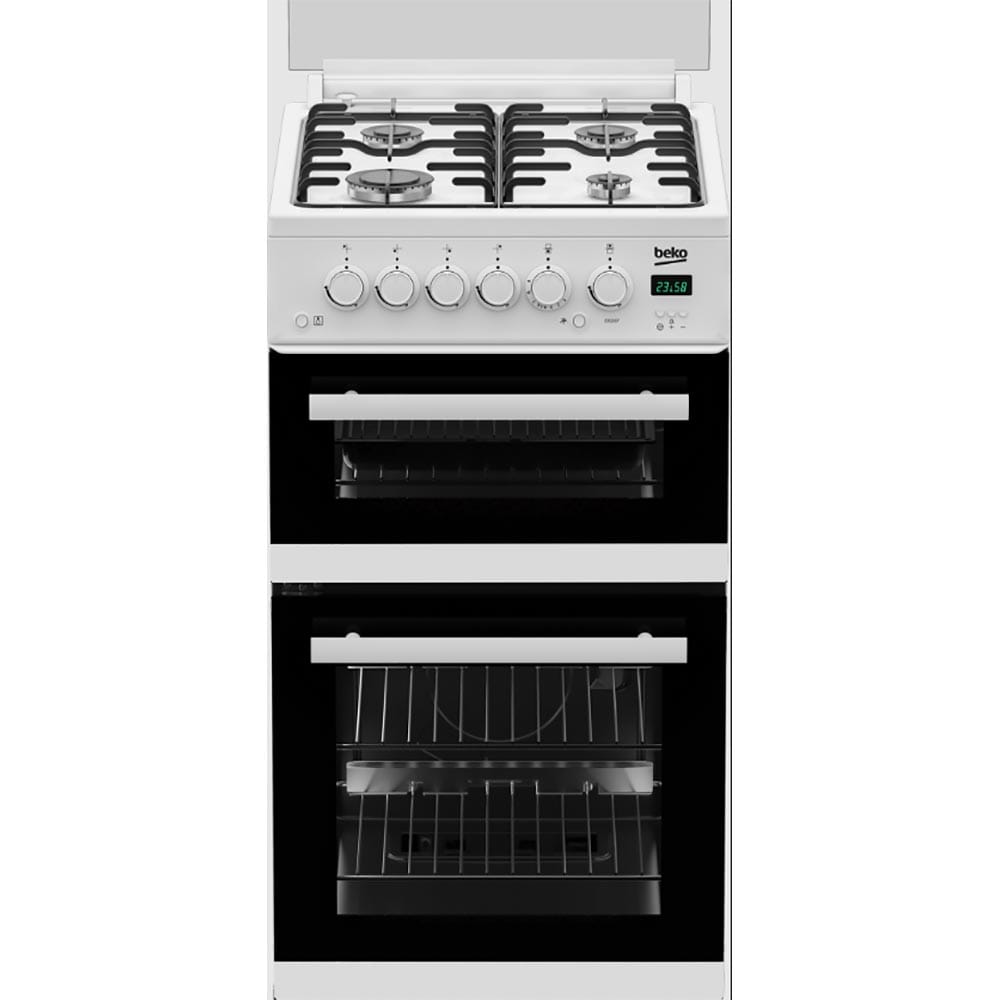 Beko EDG507W 50cm Freestanding Gas Oven and Gas Grill Gas Cooker with Gas Hob, White image 4