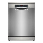 Bosch SMS26AI08G 12 Place Setting Freestanding Dishwasher, 60cm Wide, Brushed Steel
