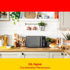 Russell Hobbs 23 Litre 900W Combination Microwave in Black - RHM2346B image 4