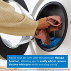 Bosch WAN28259GB 9kg, 1400 Spin, Freestanding Washing Machine with Quick Wash, White image 7