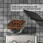 KitchenAid Semi Automatic Espresso Machine with Burr Grinder in Stainless Steel - 5KES6551BSX image 5