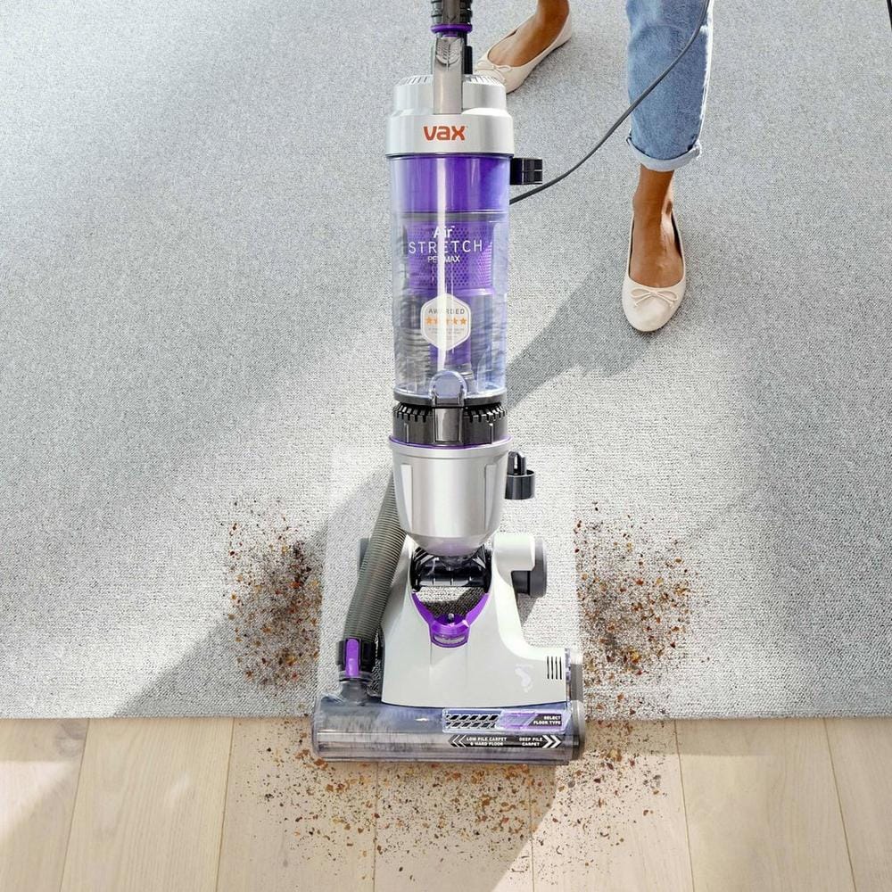 Vax Air Stretch Pet Max Upright Vacuum Cleaner - Silver & Purple U85-AS-PME image 1