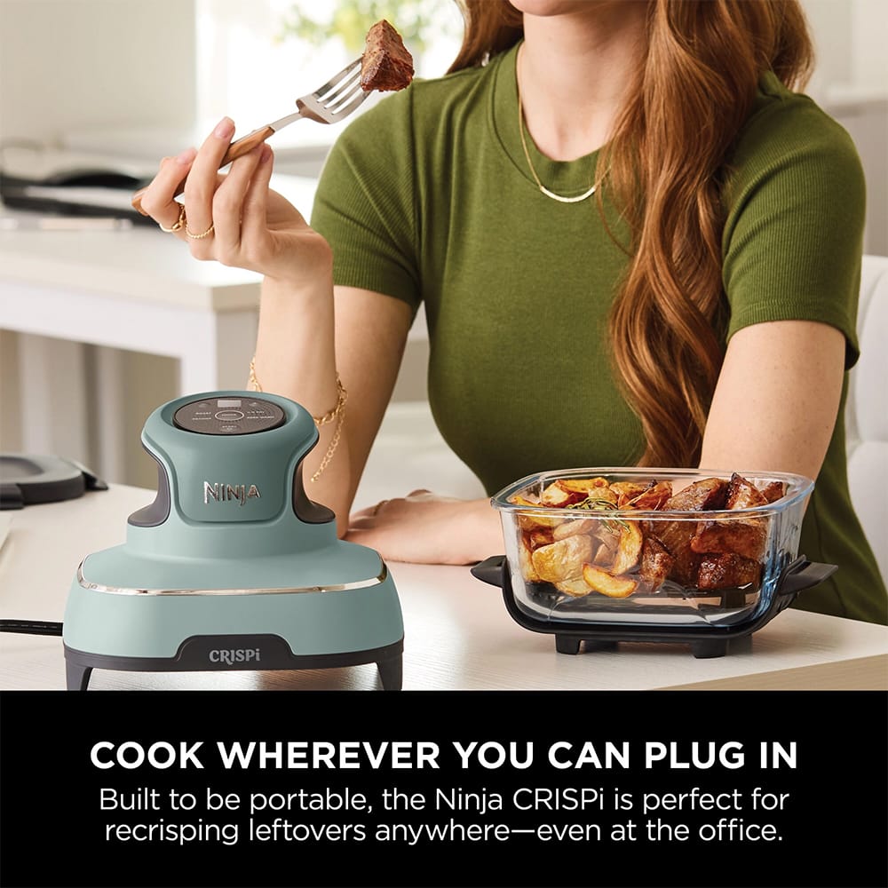 Ninja CRISPi 4-in-1 Portable Air Fryer in Sage - FN101UKSG image 6