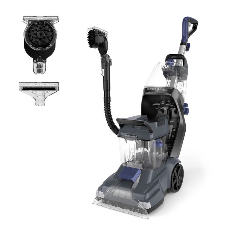 Vax SpinScrub Power Plus Carpet Cleaner in Grey and Navy Blue - CDCW-SSXA image 0