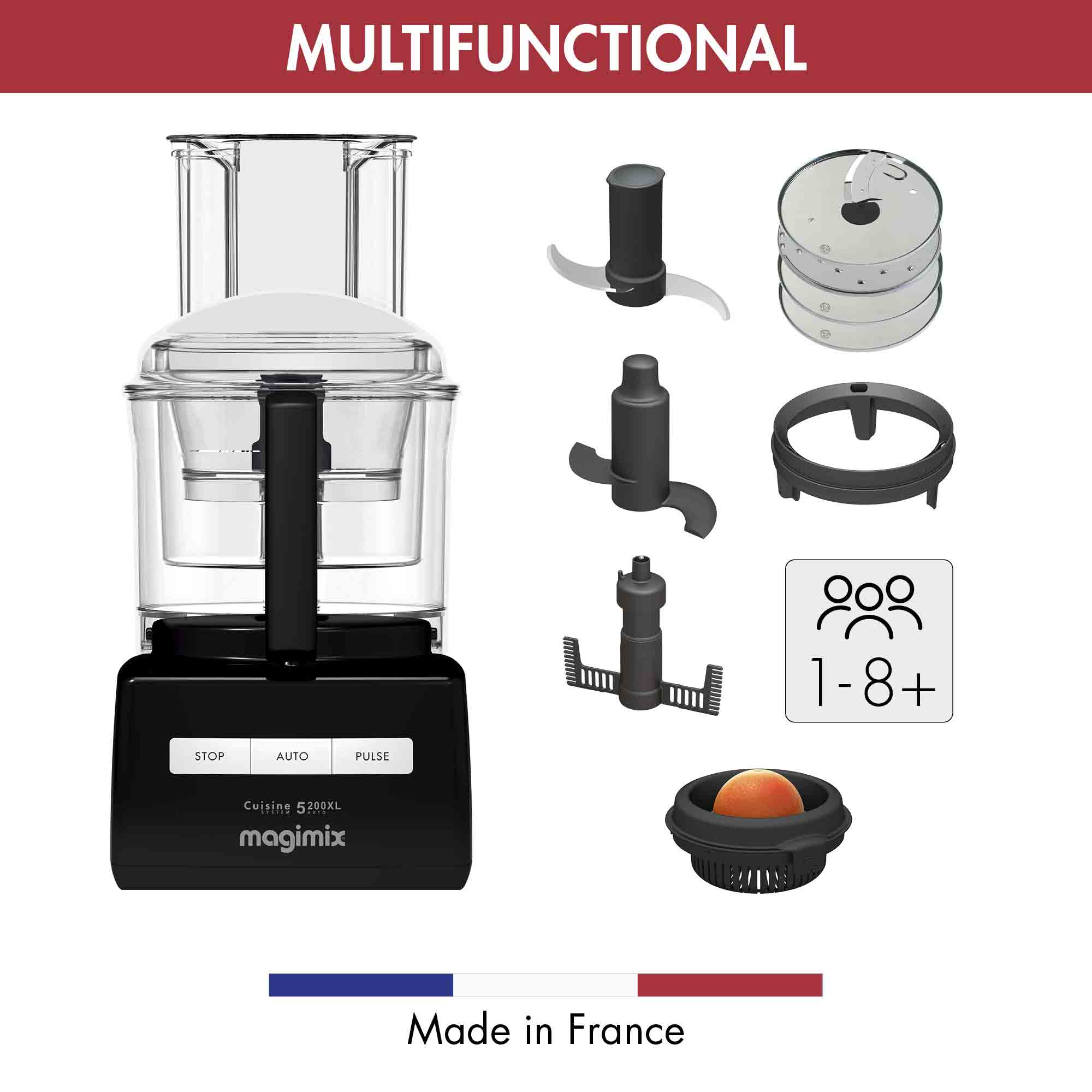 Magimix 5200XL Food Processor in Black - 18584 image 10