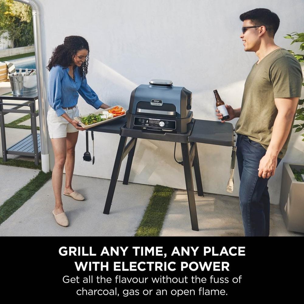 Ninja Woodfire Pro Connect XL Electric BBQ Grill & Smoker OG901UK image 5