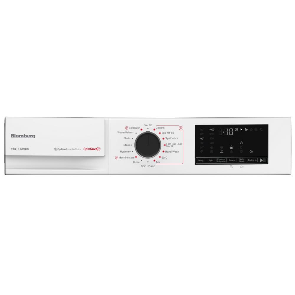 Blomberg LWA29461W 9kg, 1400 Spin, Freestanding Washing Machine with Quick Wash, White image 5