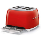 Smeg TSF03RDUK Retro Style 4 Slice Toaster Red image 3