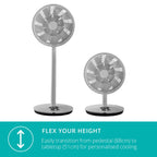 Duux Whisper Flex Smart Fan in Grey - DXCF19 image 3