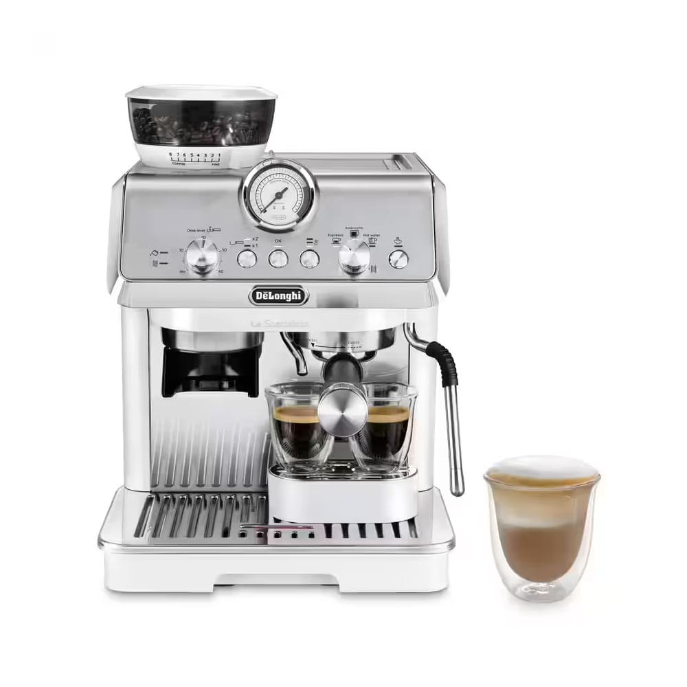 Delonghi La Specialista Arte Bean to Cup Espresso Coffee Machine in White EC9155W image 0