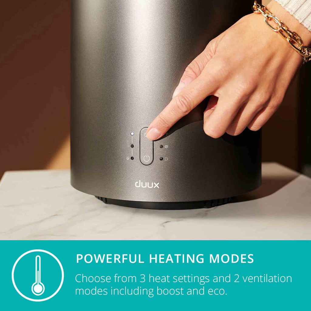 Duux Threesixty 2 Smart Fan + Heater in Grey - DXCH09UK image 4