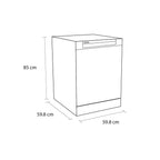 Sensis DWF0114FSDW 14 Place Setting Freestanding Dishwasher, 60 Wide, White image 5