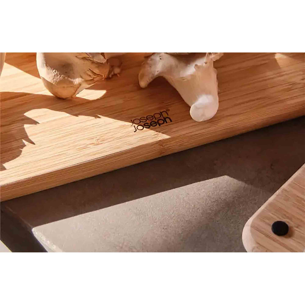 Joseph Joseph Folio Steel 3 Piece Chopping Board Set in Bamboo – 1000077