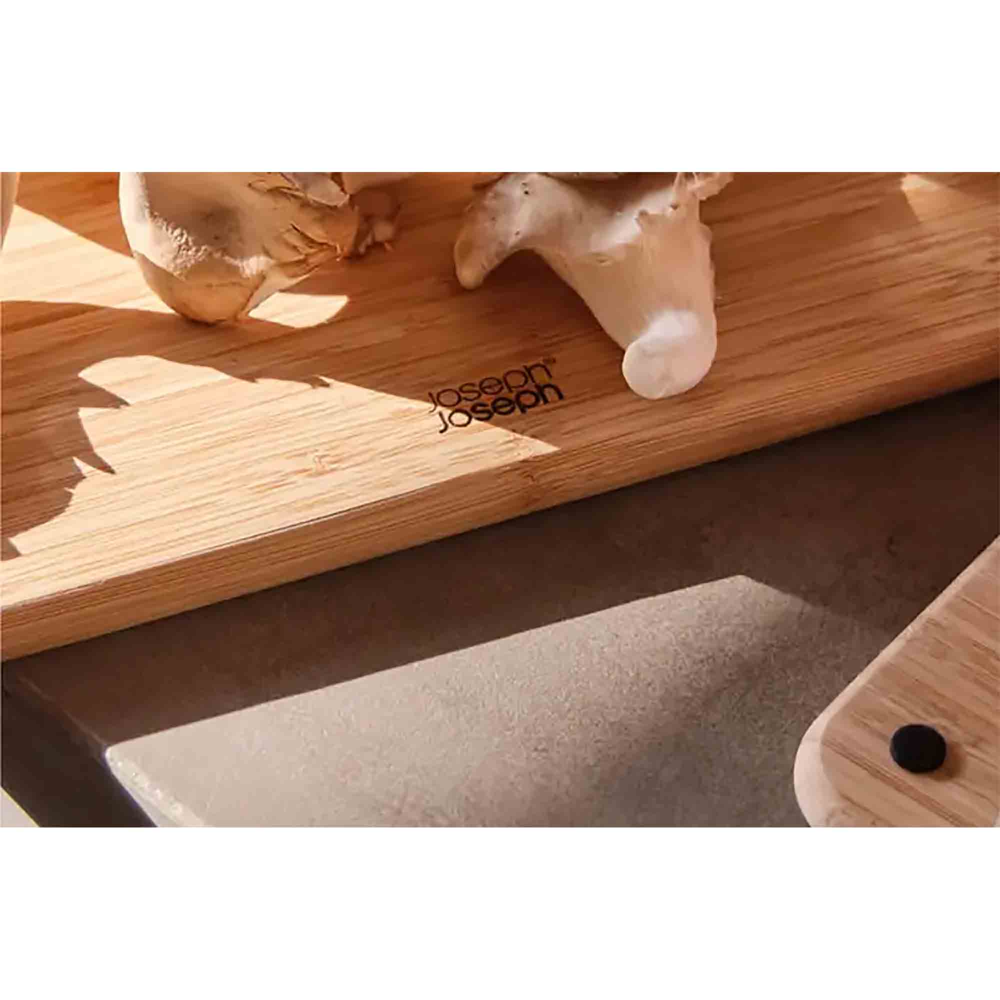 Joseph Joseph Folio Steel 3 Piece Chopping Board Set in Bamboo – 1000077