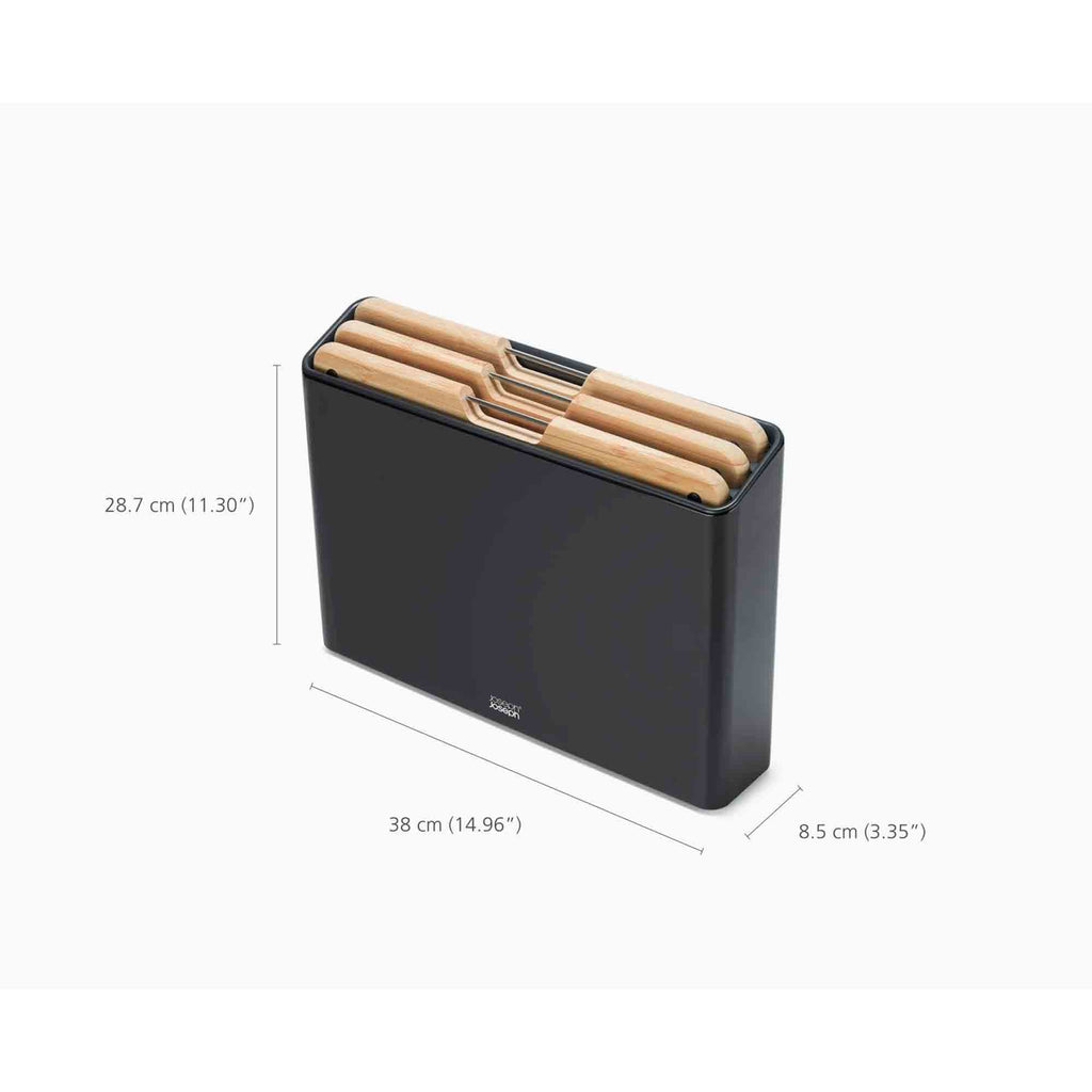 Joseph Joseph Folio Steel 3 Piece Chopping Board Set in Bamboo – 1000077