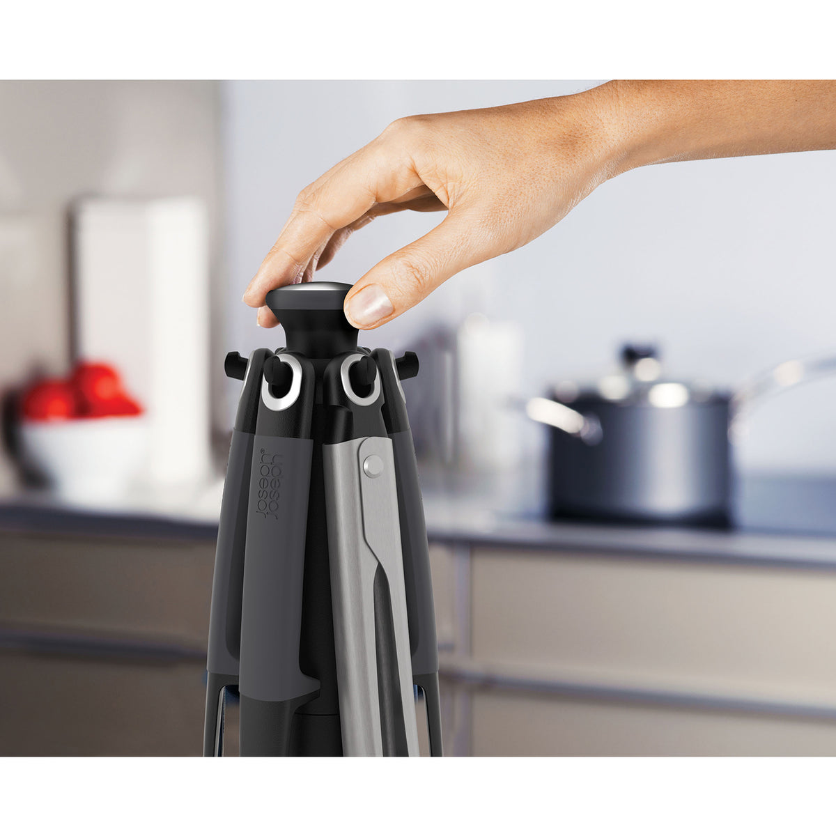 Joseph Joseph Elevate™ 6-Piece Grey Utensils Carousel Set with Tongs - 10151