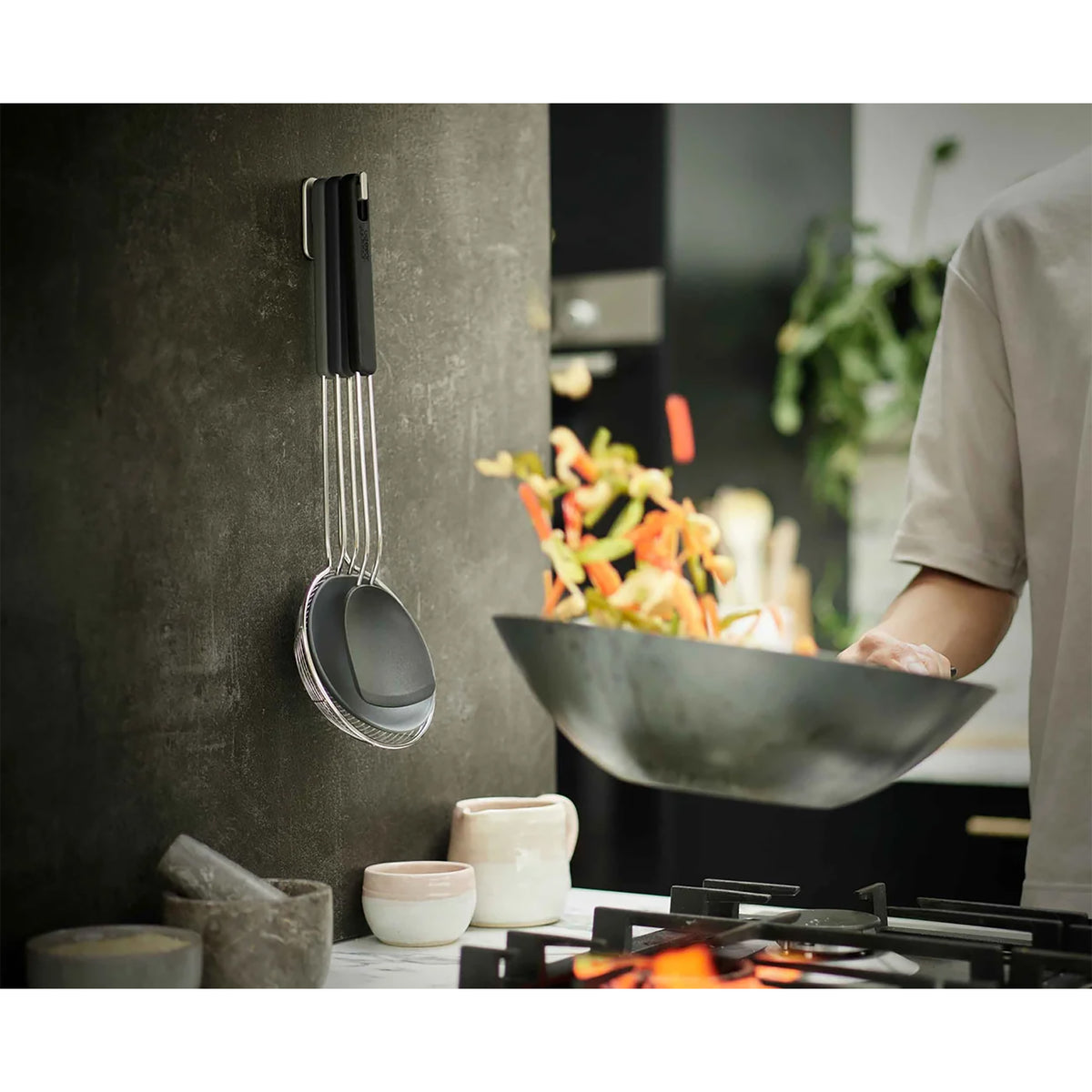 Joseph Joseph Nest™ Fusion 3-Piece Black Wok Utensil Set - 10576