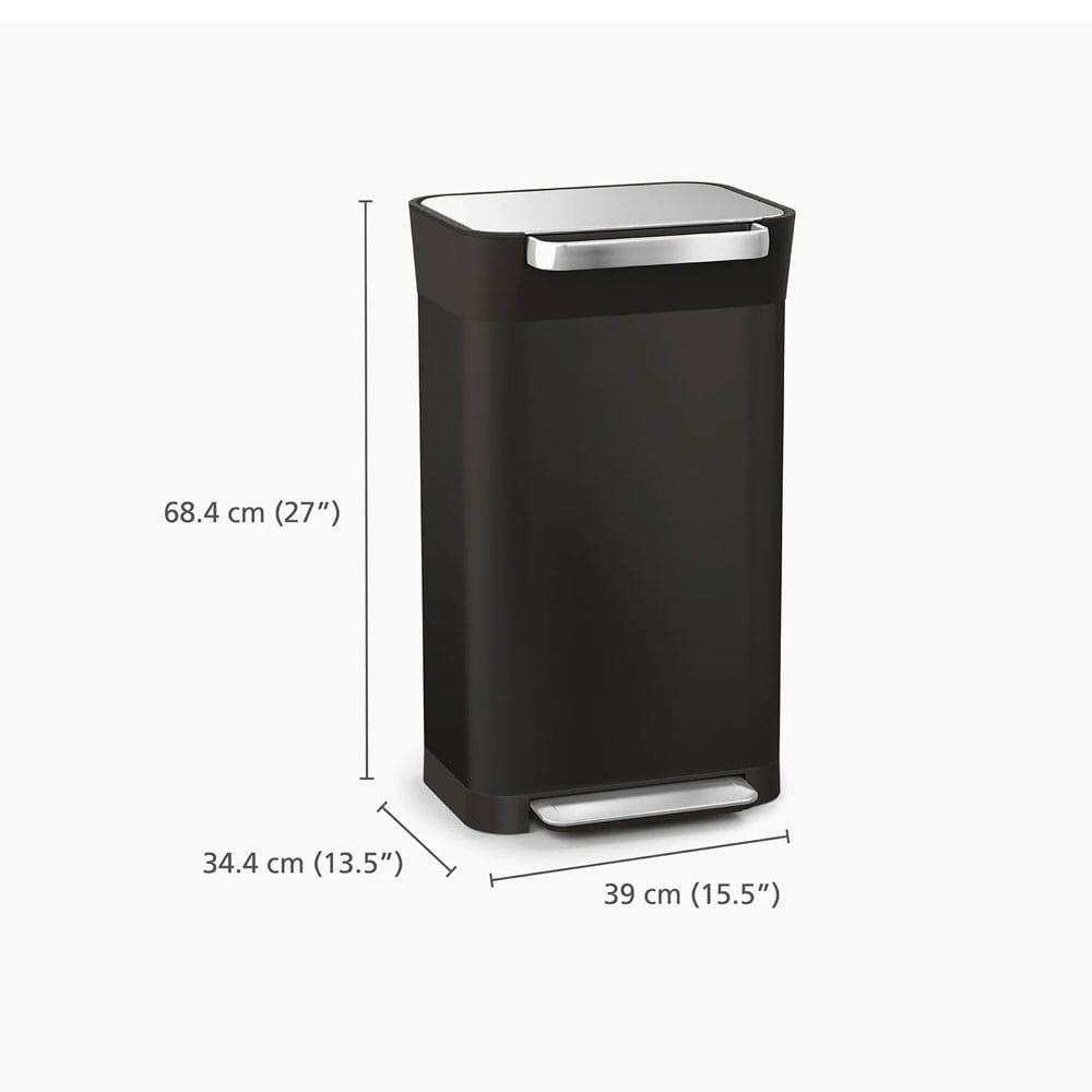 Joseph Joseph Titan 30 Litre Trash Compactor in Carbon Black image 5