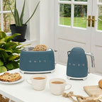 Smeg TSF01SBMUK 2 Slice Toaster Matte Storm Blue image 3