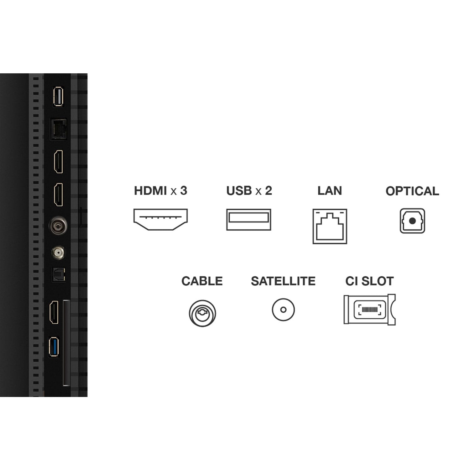 TCL 50P7K-UK 50 Inch, Ultra HD QLED Television, Google TV, Freeview HD image 2