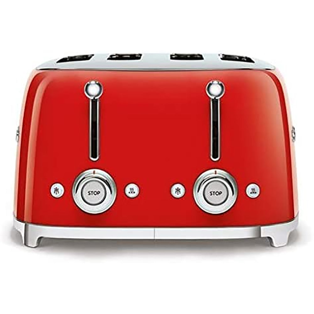 Smeg TSF03RDUK Retro Style 4 Slice Toaster Red image 4