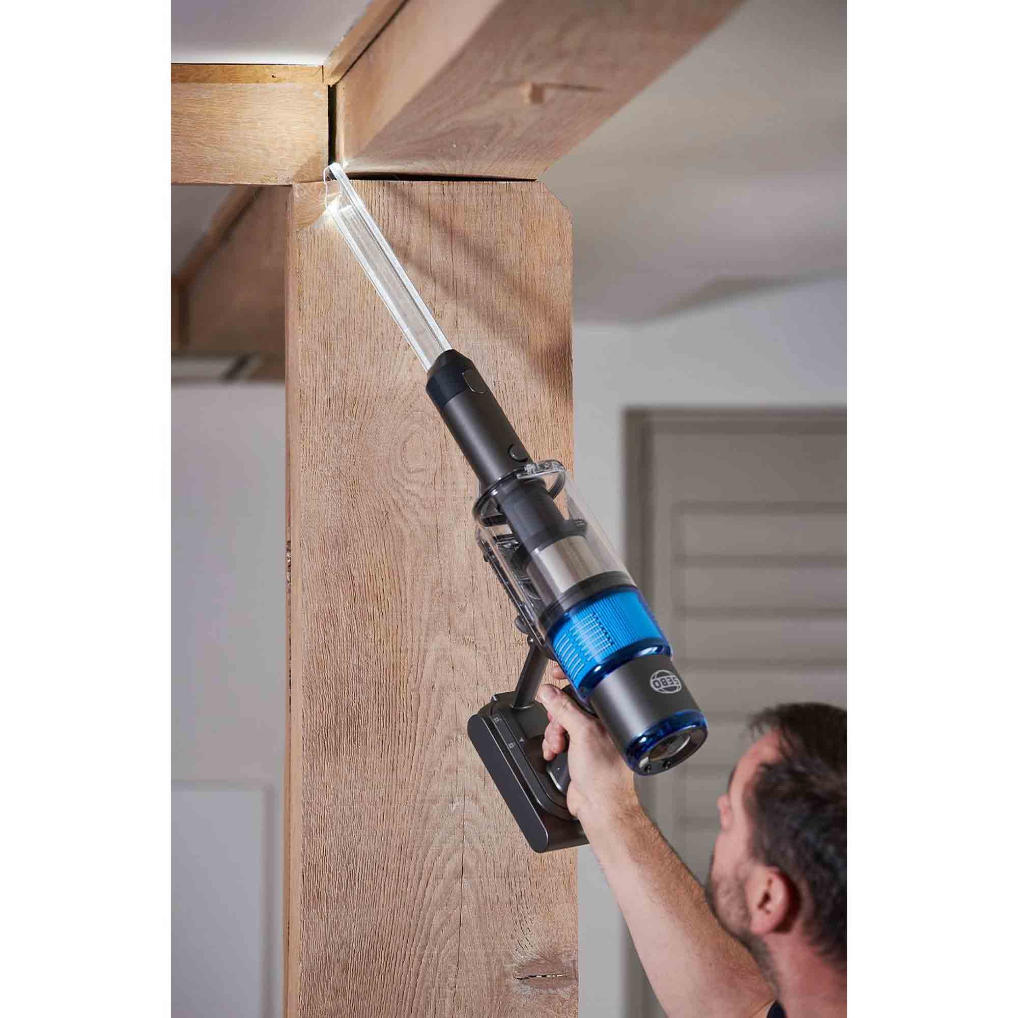 Sebo Balance A1 Cordless Stick Vacuum with up to 48 Minutes Run Time in Basalt Grey/Blue - 95001GB image 3