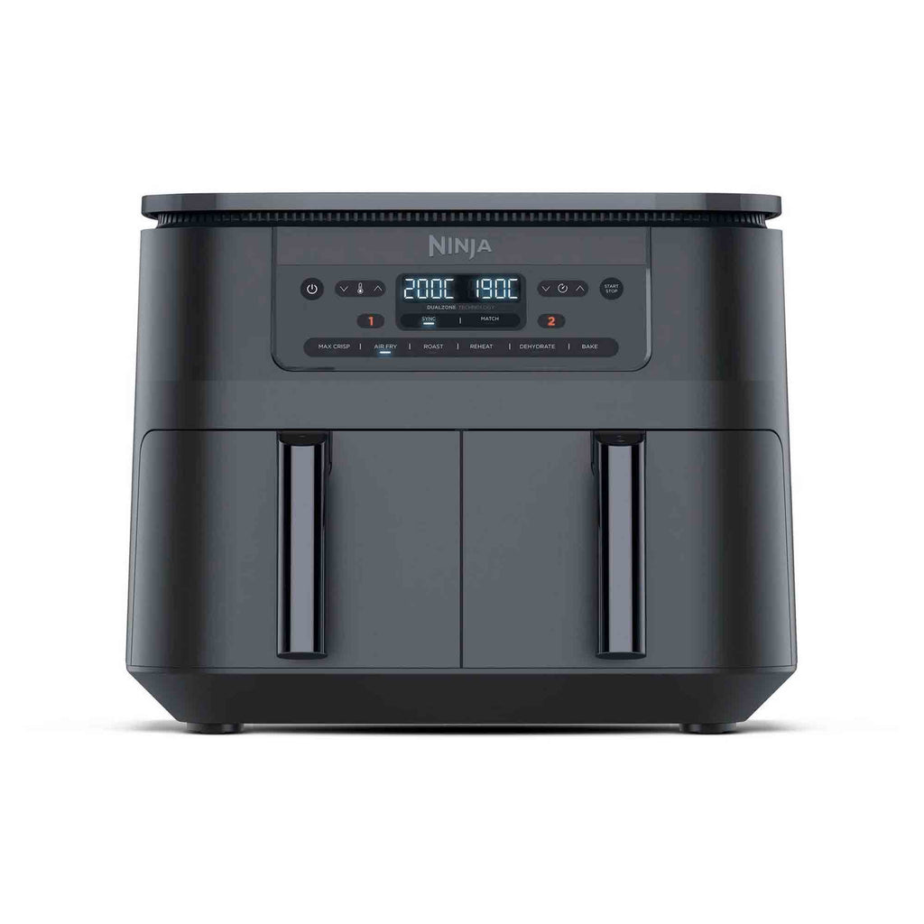 Ninja 7.6 litre 6-in-1 Dual Zone Air Fryer in Gun Metal Grey - DZ300UK image 0