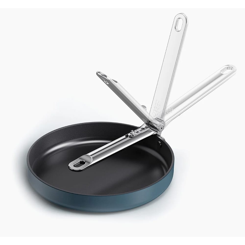 Joseph Joseph Space Folding Handle Ceramic Non-stick 24cm Blue Frying Pan - 45041 image 0