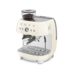 Smeg Espresso Coffee Machine with Grinder in Cream EGF03CRUK image 2