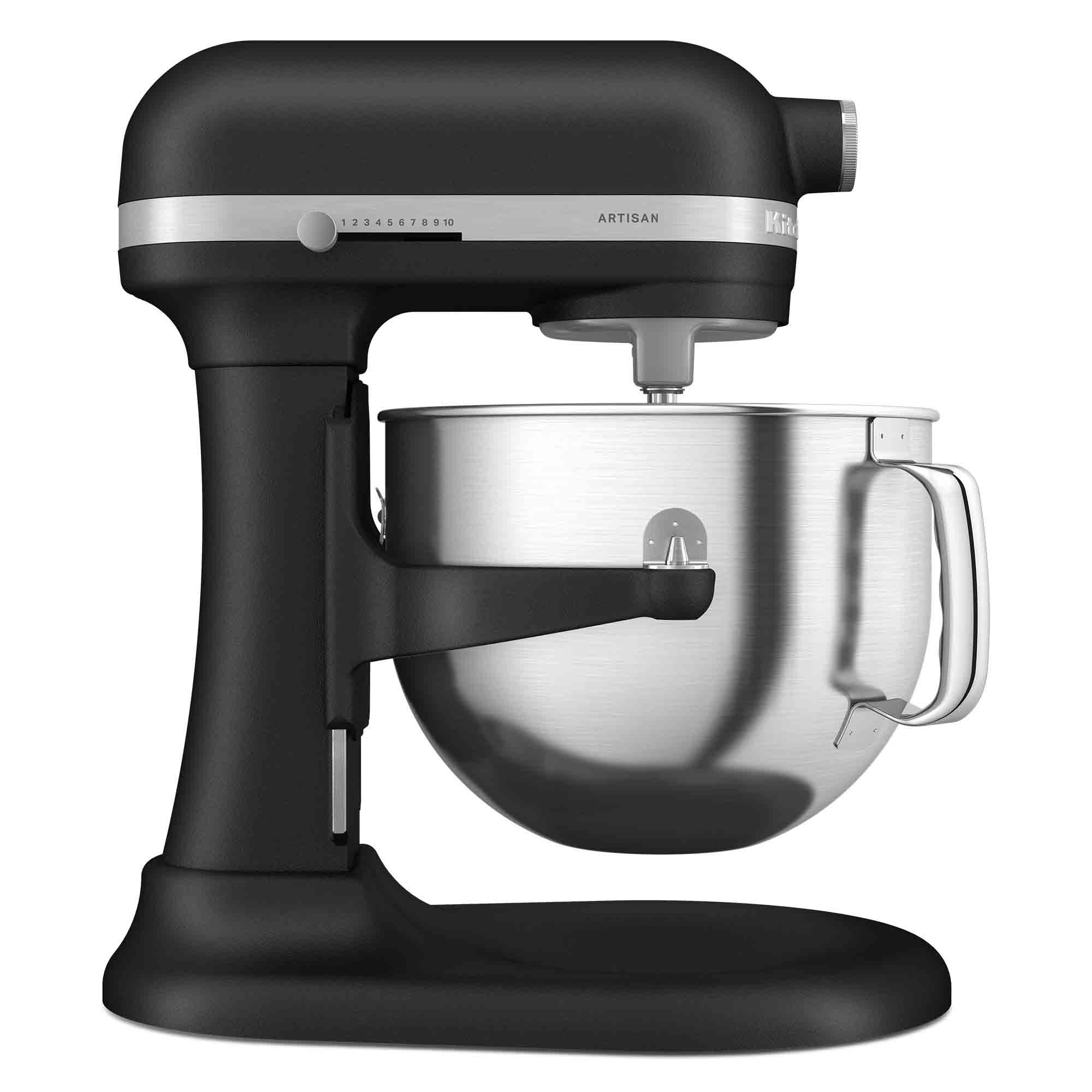 KitchenAid Artisan Mixer Bowl-Lift 6.6L in Cast Iron Black 5KSM70SHXBBK image 0