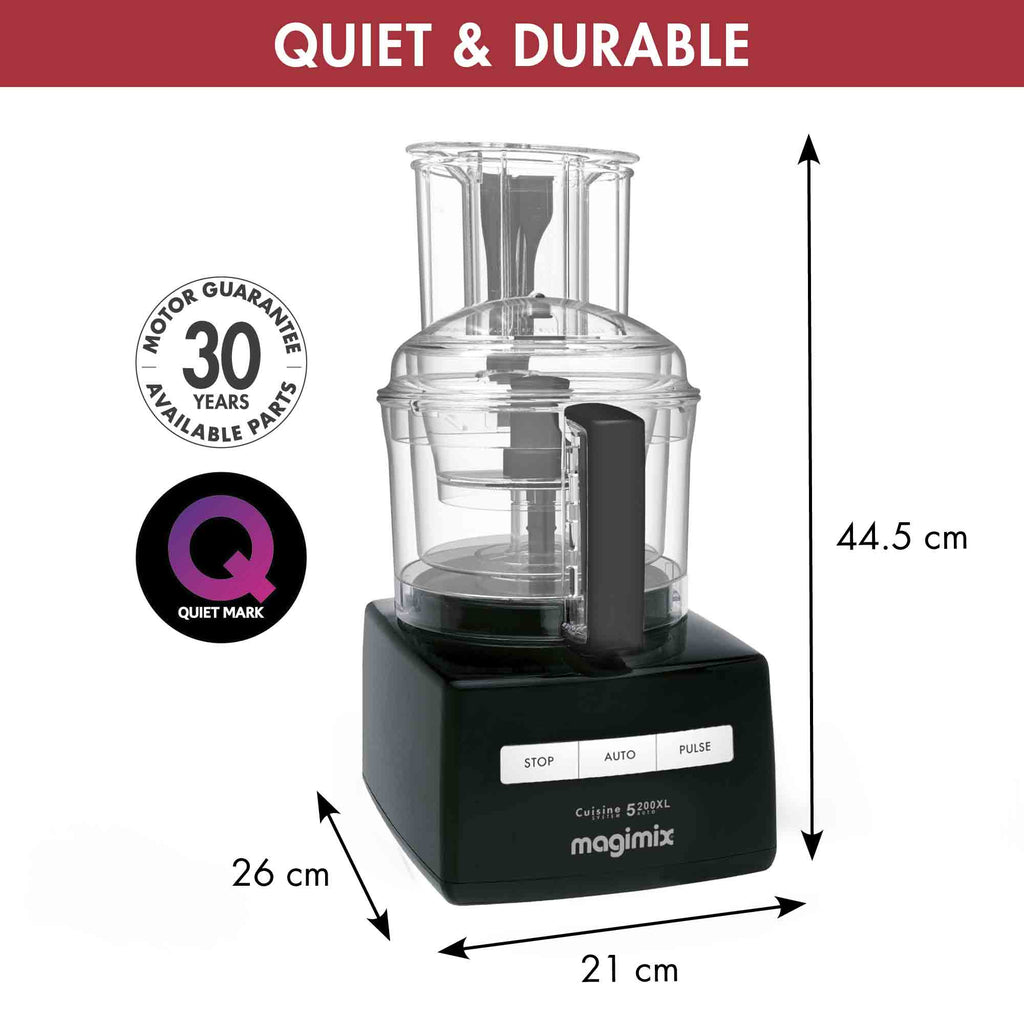 Magimix 5200XL Premium Food Processor Black - 18712 image 1