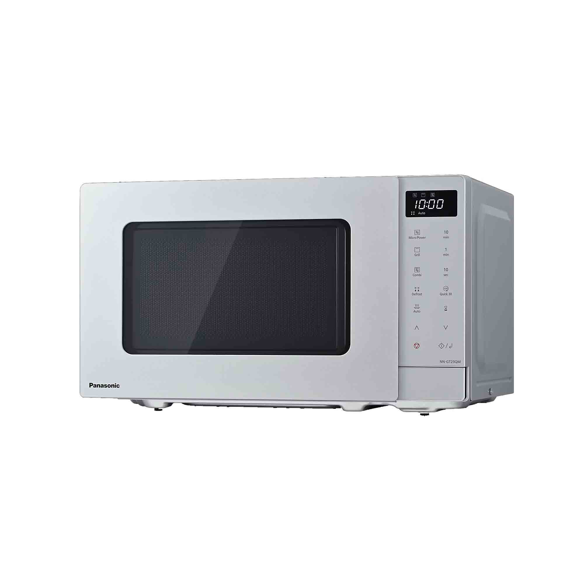 Panasonic 20 Litre 800W Microwave Oven with Grill in Silver - NN-GT23QMBPQ image 0