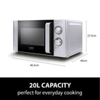 Caso Design MG20 EcoStyle Ceramic 20 Litre Microwave - 03316 image 4