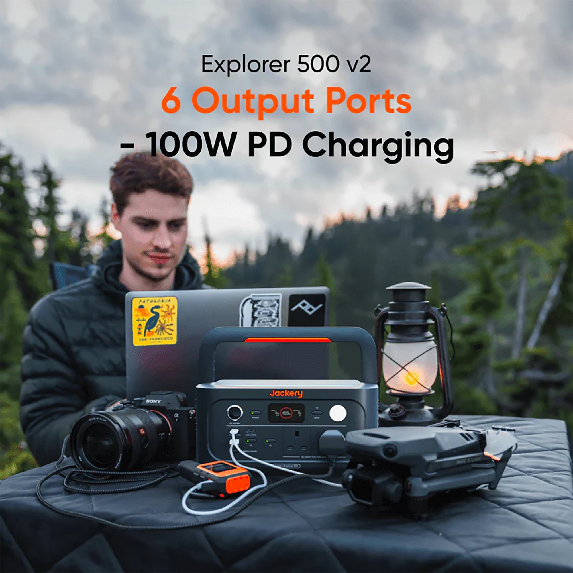 Jackery Explorer 500 v2 Portable Power Station (21-0001-000276)