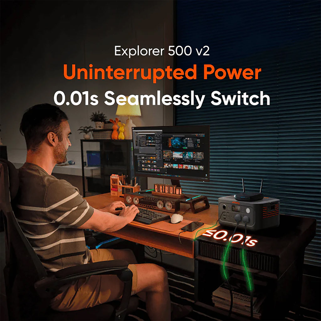 Jackery Explorer 500 v2 Portable Power Station (21-0001-000276)