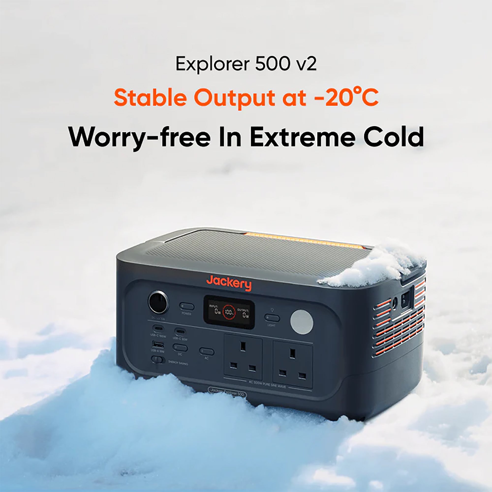 Jackery Explorer 500 v2 Portable Power Station (21-0001-000276)