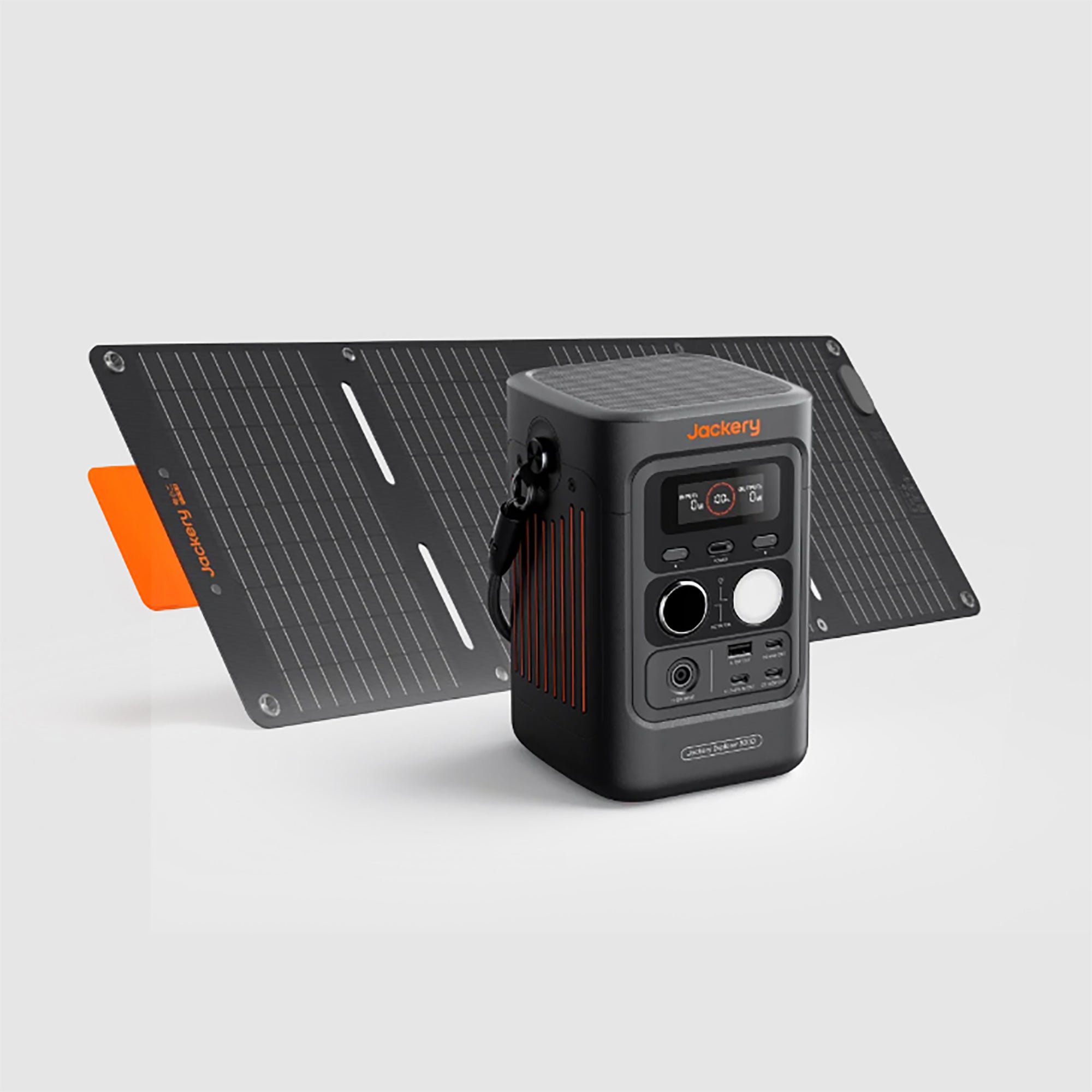 Jackery Explorer 300D Portable Power Station & SolarSaga 40W Mini Solar Panel (21-0009-000212)