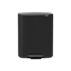 Brabantia Bo 60L Single Compartment Pedal Bin - Matt Black (211362)