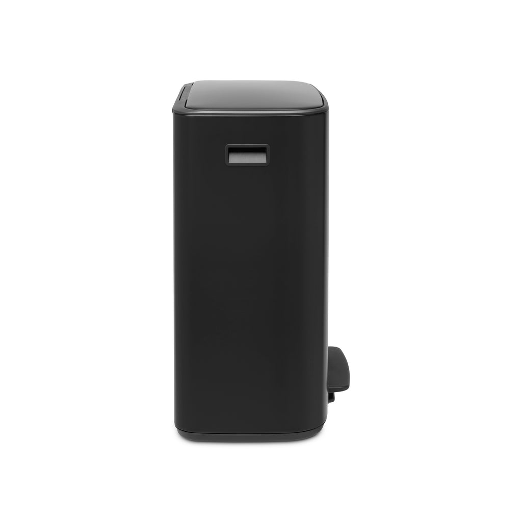 Brabantia Bo 60L Single Compartment Pedal Bin - Matt Black (211362)