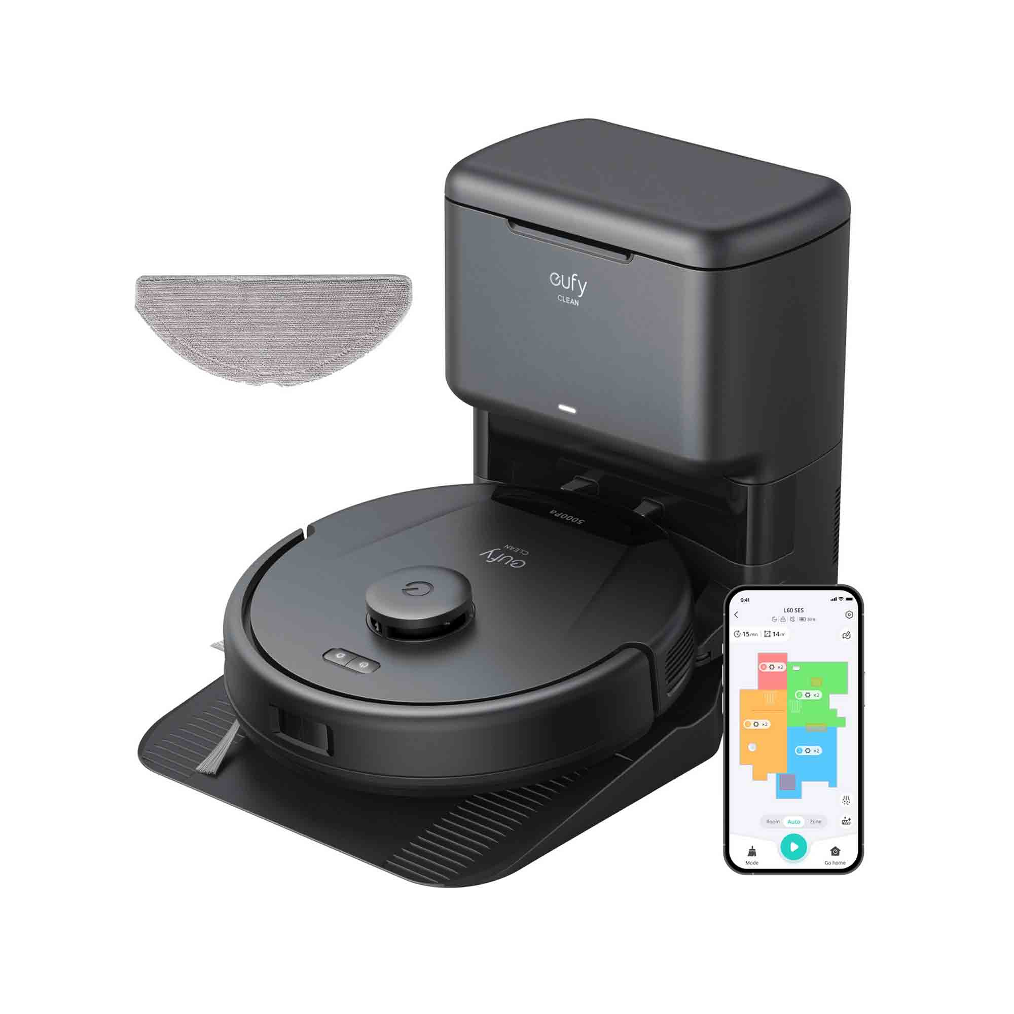 Eufy L60 Hybrid Robot Vacuum with Self Empty Station T2278V11 image 0