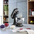 KitchenAid 4.8 Litre Artisan Stand Mixer in Onyx Black - 5KSM125BOB image 4
