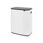 Brabantia Bo Touch Bin with 2 x 30L Compartments in White (221408)