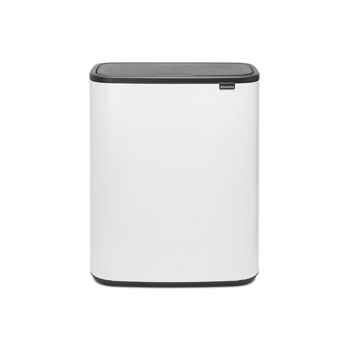 Brabantia Bo Touch Bin with 2 x 30L Compartments in White (221408)
