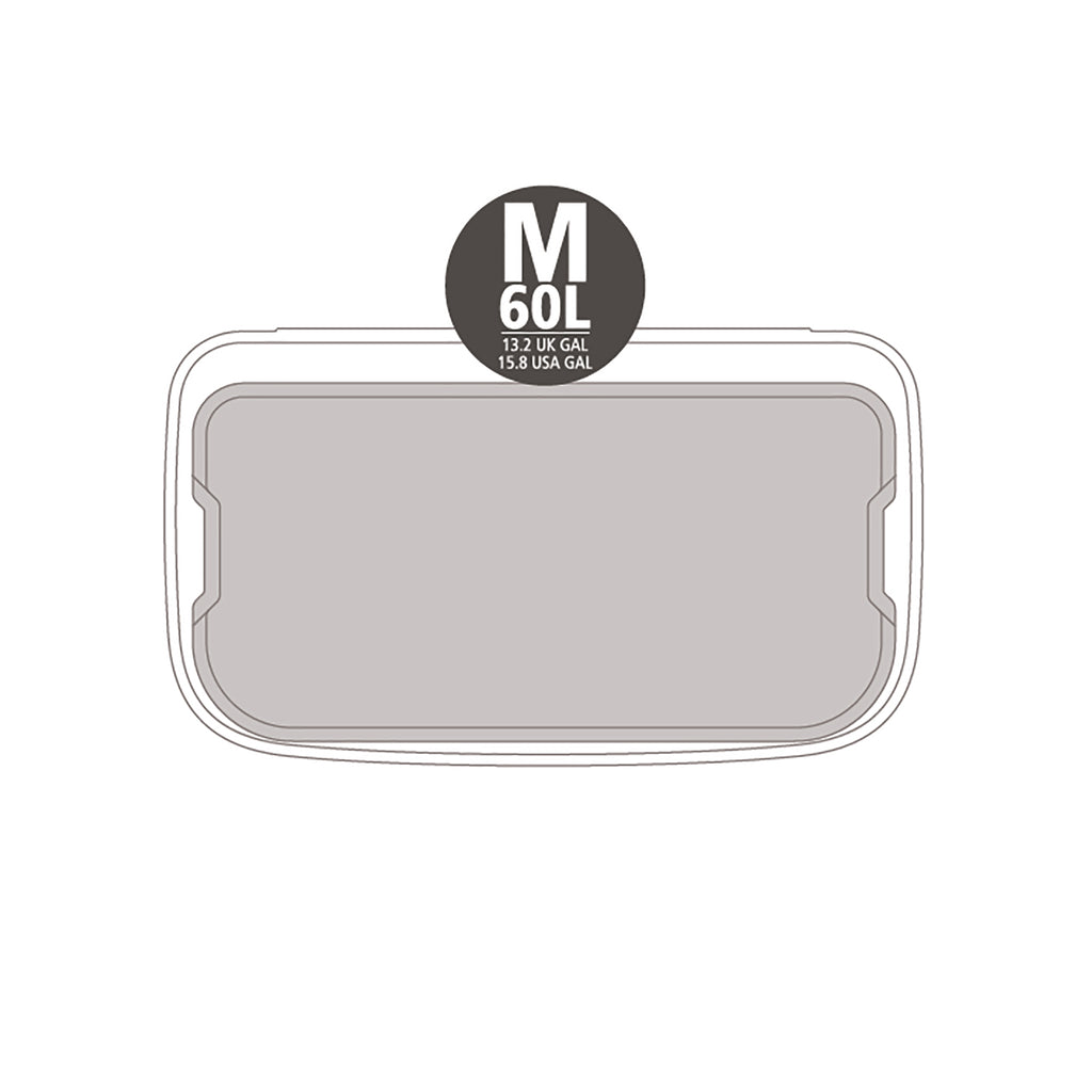 Brabantia Bo Touch 60 Litre Single Compartment Bin - White (223006)
