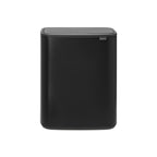 Brabantia Bo Touch Single Compartment 60 Litre Bin - Matt Black (223020)