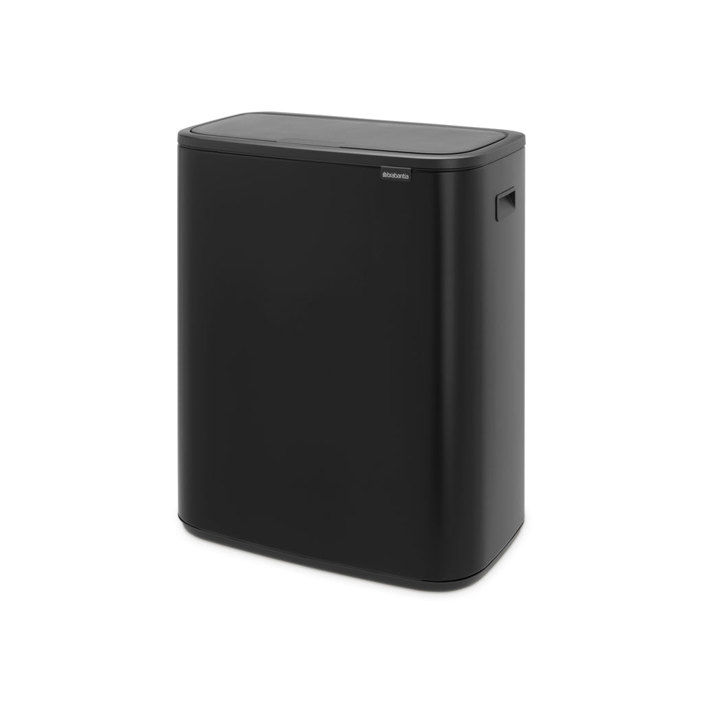 Brabantia Bo Touch Single Compartment 60 Litre Bin - Matt Black (223020)