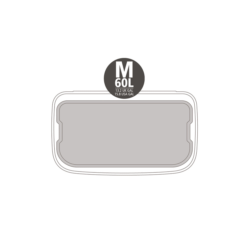 Brabantia Bo Touch Single Compartment 60 Litre Bin - Matt Black (223020)