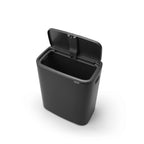 Brabantia Bo Touch Single Compartment 60 Litre Bin - Matt Black (223020)